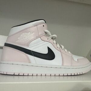 Woman’s‎ Air Jordan Nike Black,White,Light Violet (pink) Sneakers/Athletic Shoes